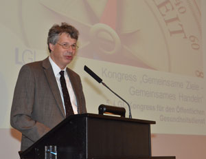 Impressionen von der Eröffnung mit LGL-Präsident Dr. Andreas Zapf.