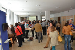 Publikum im Pausenraum