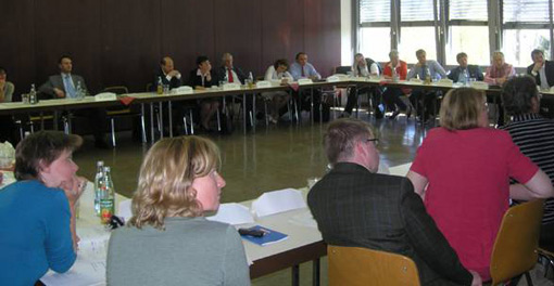 Bild einer Konferenz der Landesarbeitsgemeinschaft Impfen