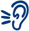 Logo, stilisierte Ohrmuschel