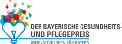 das Bild zeigt das Logo des Bayerischen Gesundheits- und Pflegepreises