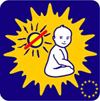 Pictogramm:?Baby und durchgestrichene Sonne