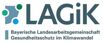 Logo Bayerische Landesarbeitsgemeinschaft Gesundheitsschutz im Klimawandel