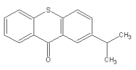 chemische Darstellung Isoopropylthioxanthon