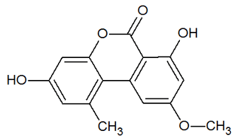 Chemische Struktur von Alternariolmonomethylether