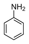Strukturformel von Anilin