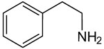 Strukturformel Phenylethylamin