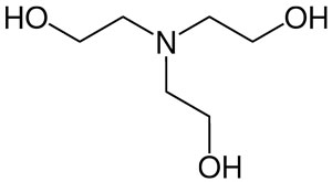 Struktruformel Triethanolamin 