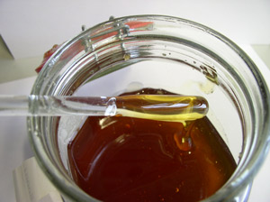 Honig in einem Glas