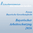 titel des Einladungsflyers zum Bayerischen Arbeitsschutztag 2016